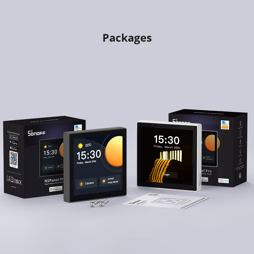 SONOFF NSPanel Pro smart home control panel in Pakistan
