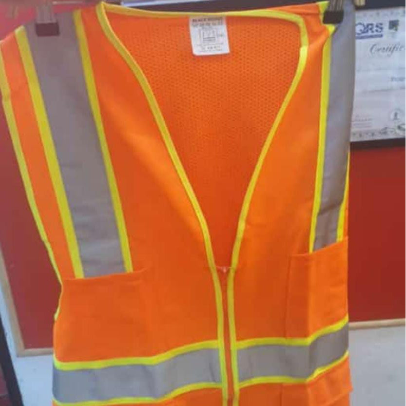 Safety Vest Jacket with Reflective Strips in Pakistan