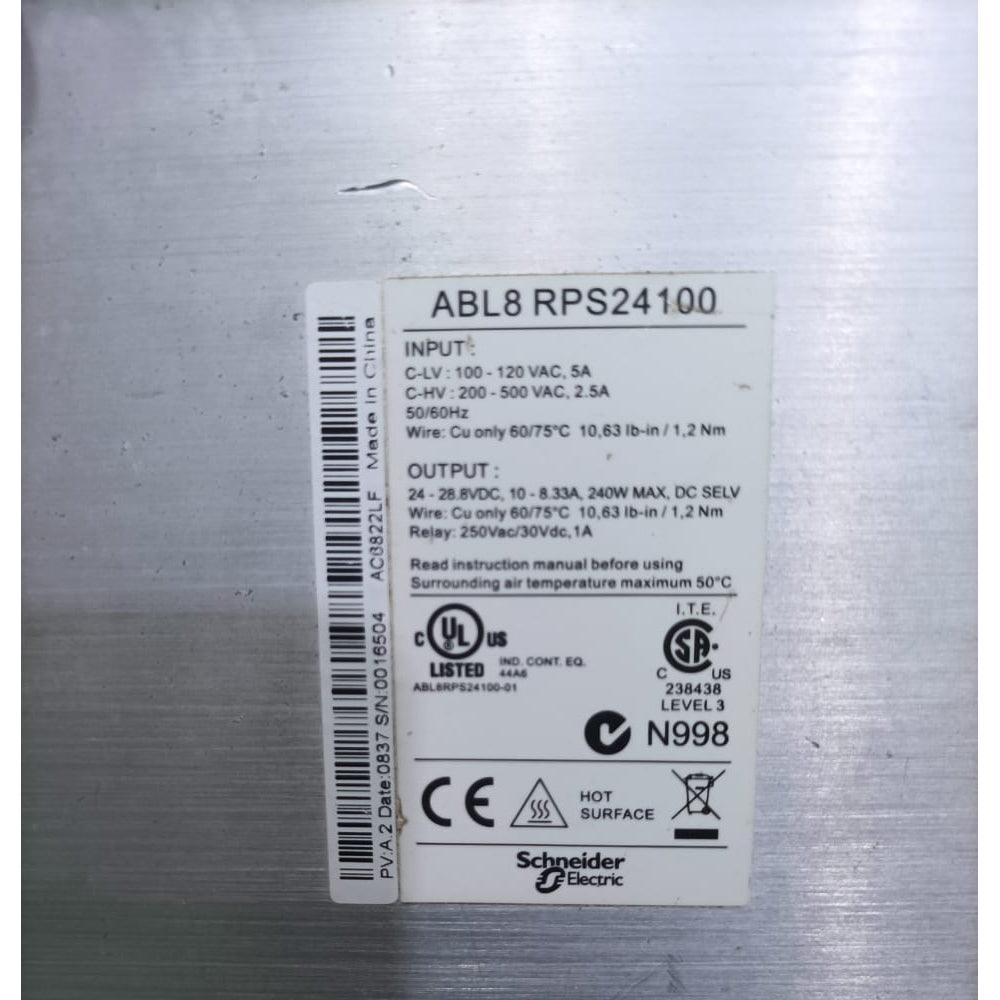 Schneider Electric DIN Rail Power Supply ABL8RPS24100 Lotted in Pakistan - industryparts.pk