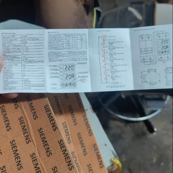 Schneider 63A Adjustable Over/Under Voltage Protection Relay