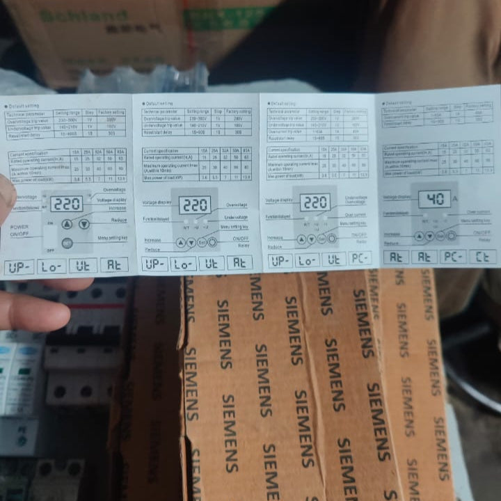 Schneider 63A Adjustable Over/Under Voltage Protection Relay