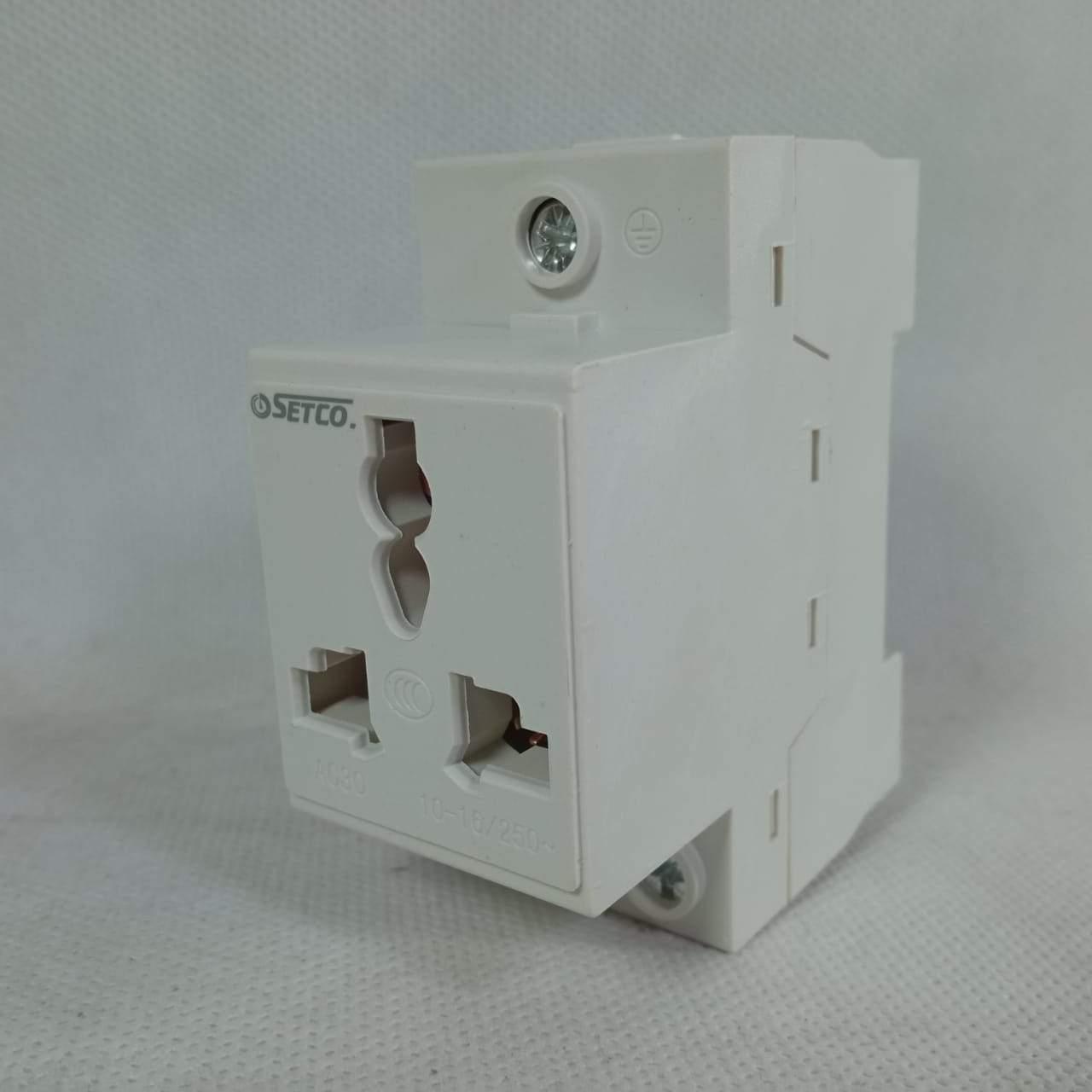 Setco 10-16A 250V Single One 2 Pole 2 Pin Plug in Pakistan - industryparts.pk