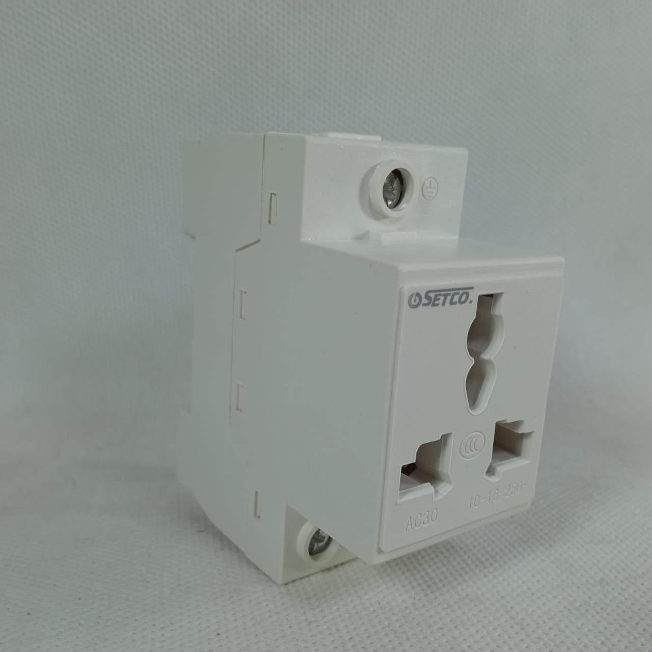 Setco 10-16A 250V Single One 2 Pole 2 Pin Plug in Pakistan - industryparts.pk