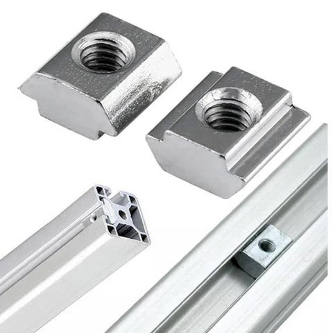 Slot Nuts Aluminum Extrusion Profile Parts in Pakistan