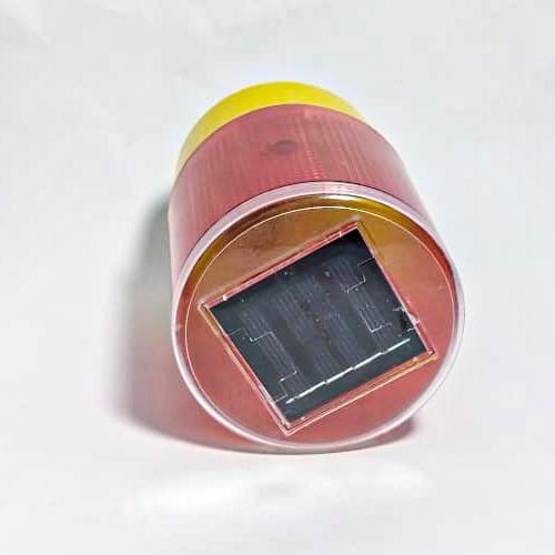 Solar LED Warning Light (Red and Yellow Colour) - industryparts.pk