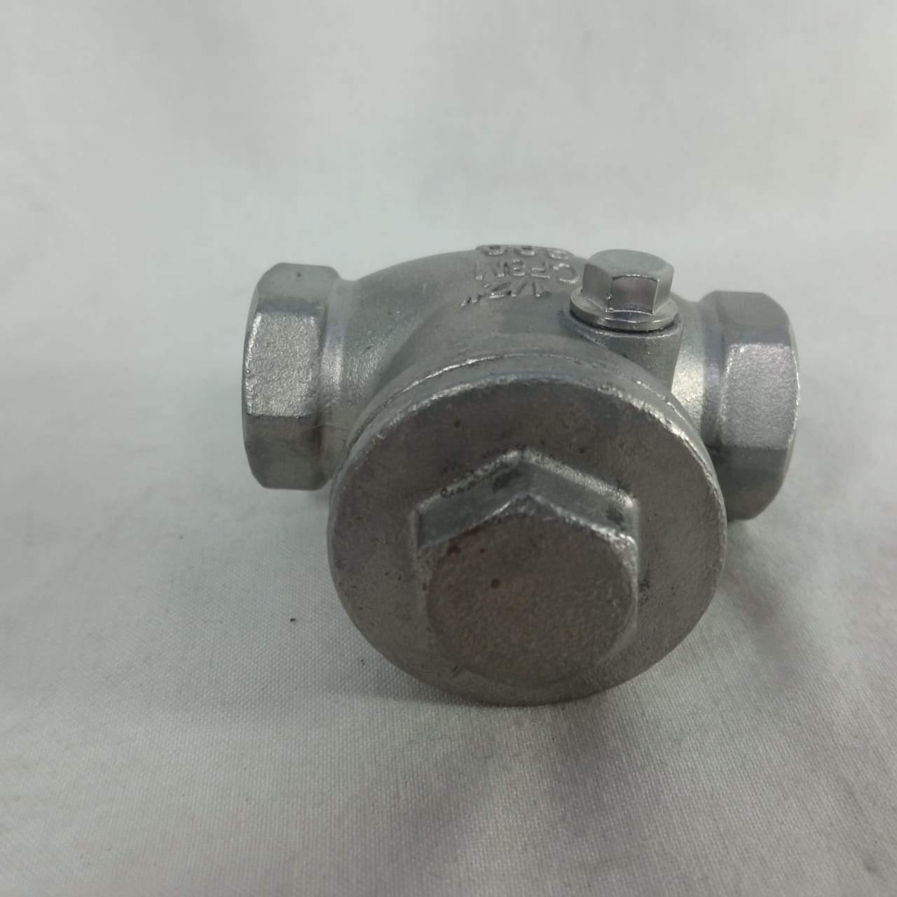 Stainless Steel CF8M 200 Psi Non Return Thread Swing Check Valve in Pakistan - industryparts.pk