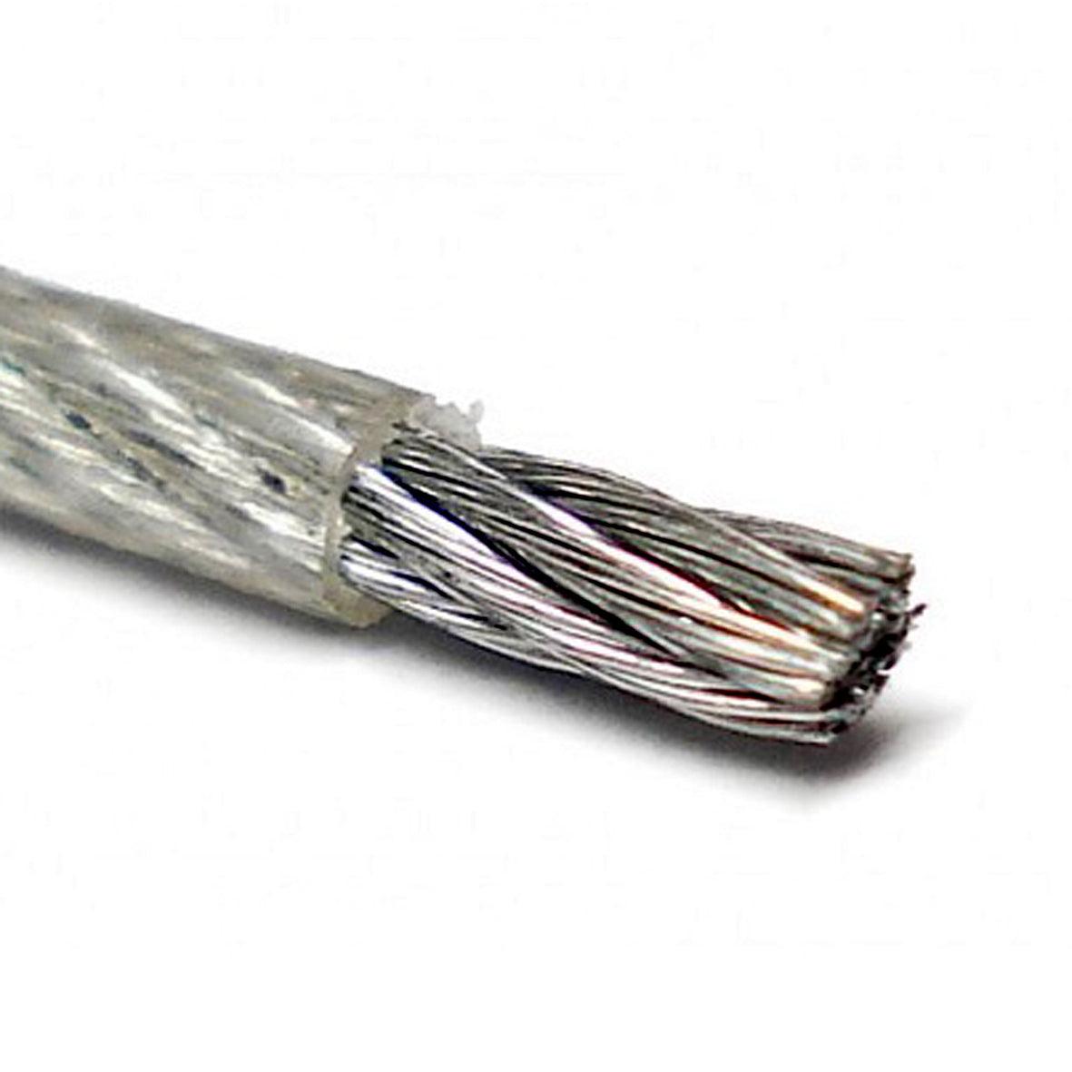 Stainless steel wire rope clear PVC insulated (10 foot) - industryparts.pk