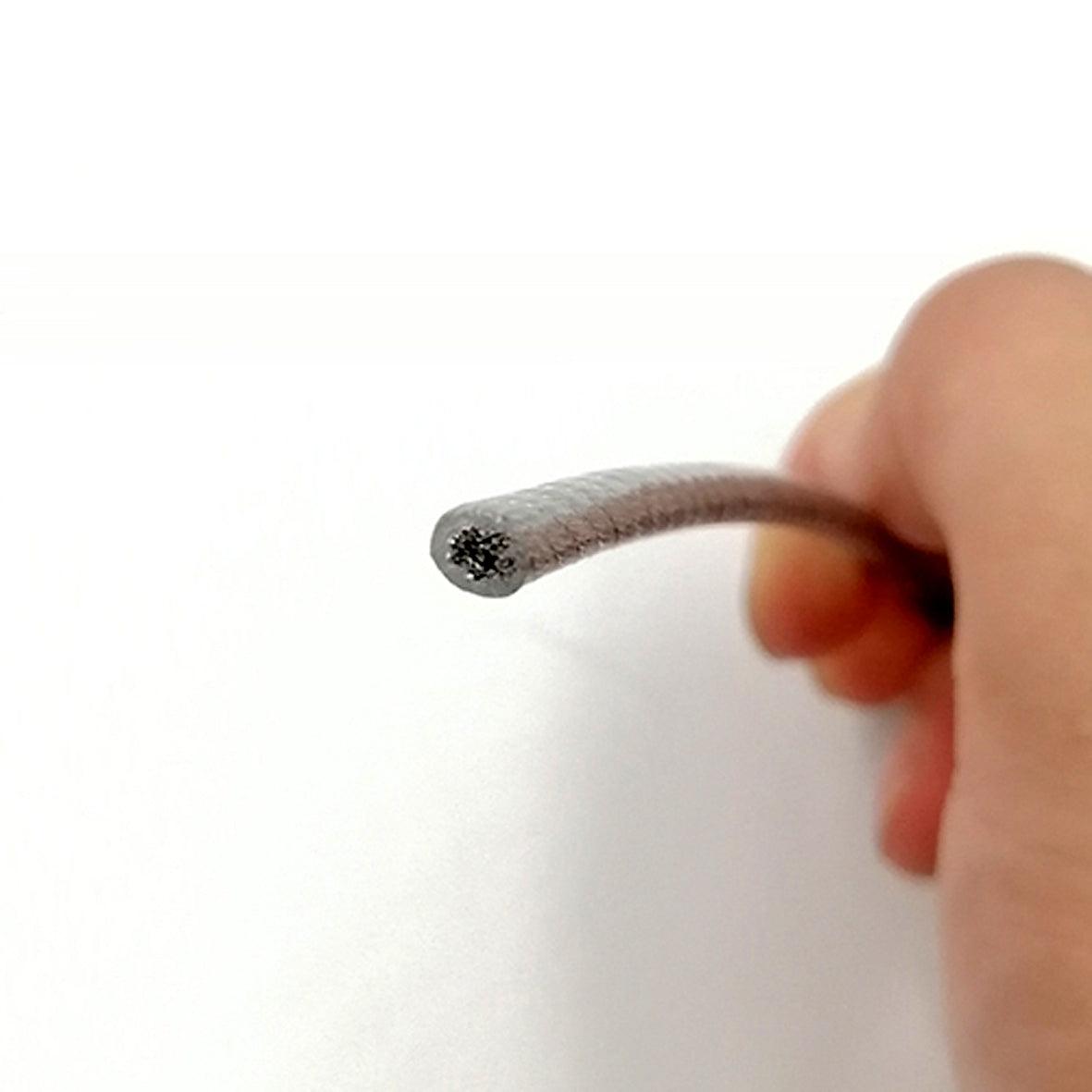 Stainless steel wire rope clear PVC insulated (10 foot) - industryparts.pk