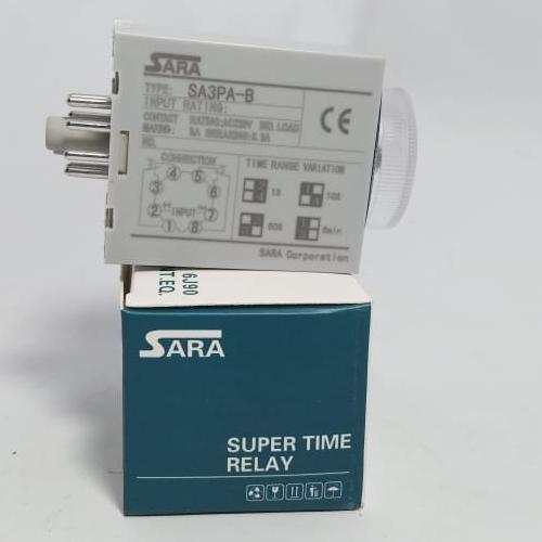 Sara Time Relay SA3PA-B 220VAC Timer Delay in Pakistan - industryparts.pk