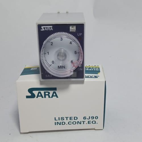 Sara Time Relay SA3PA-B 220VAC Timer Delay in Pakistan - industryparts.pk