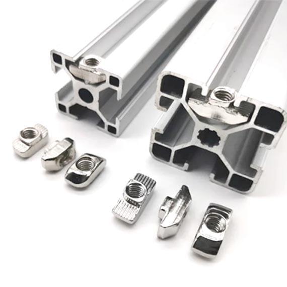 T Nuts Aluminium Extrusion Profile Parts in Pakistan 20pcs - industryparts.pk