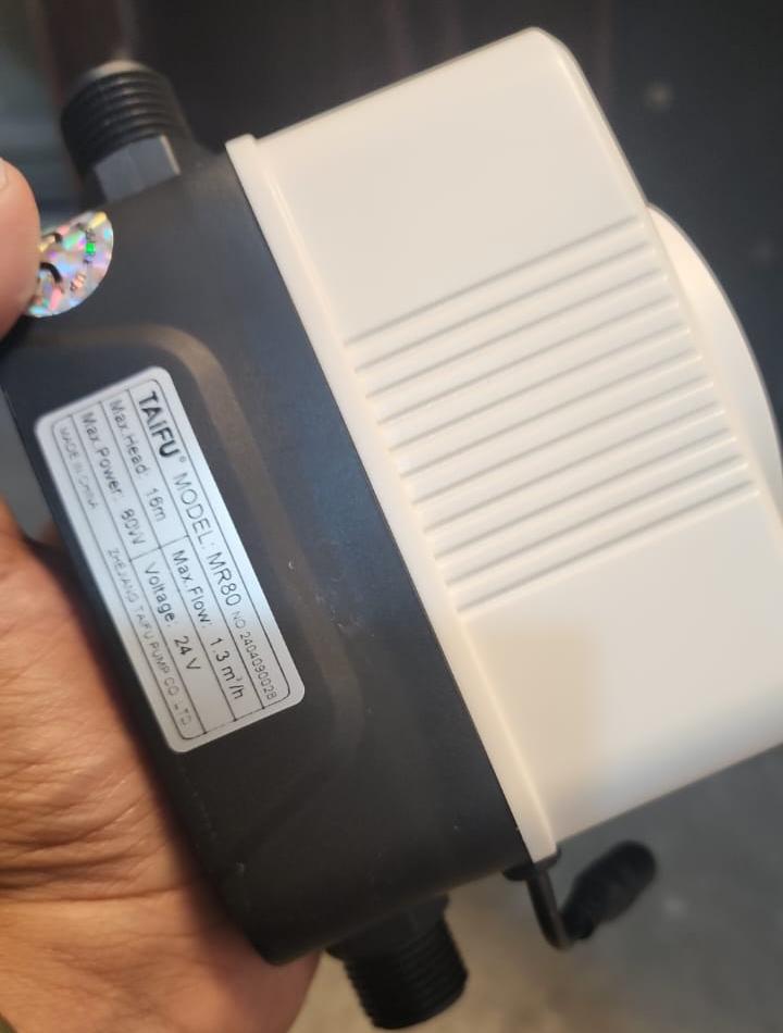 TAIFU MR80 Pressure Booster Pump for the Water Line. (Used for the Geezer and Washing Machine)