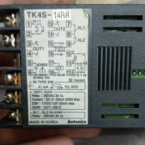 Autonics Single TK4S Digital Controller (Lot Condition) in Pakistan - industryparts.pk