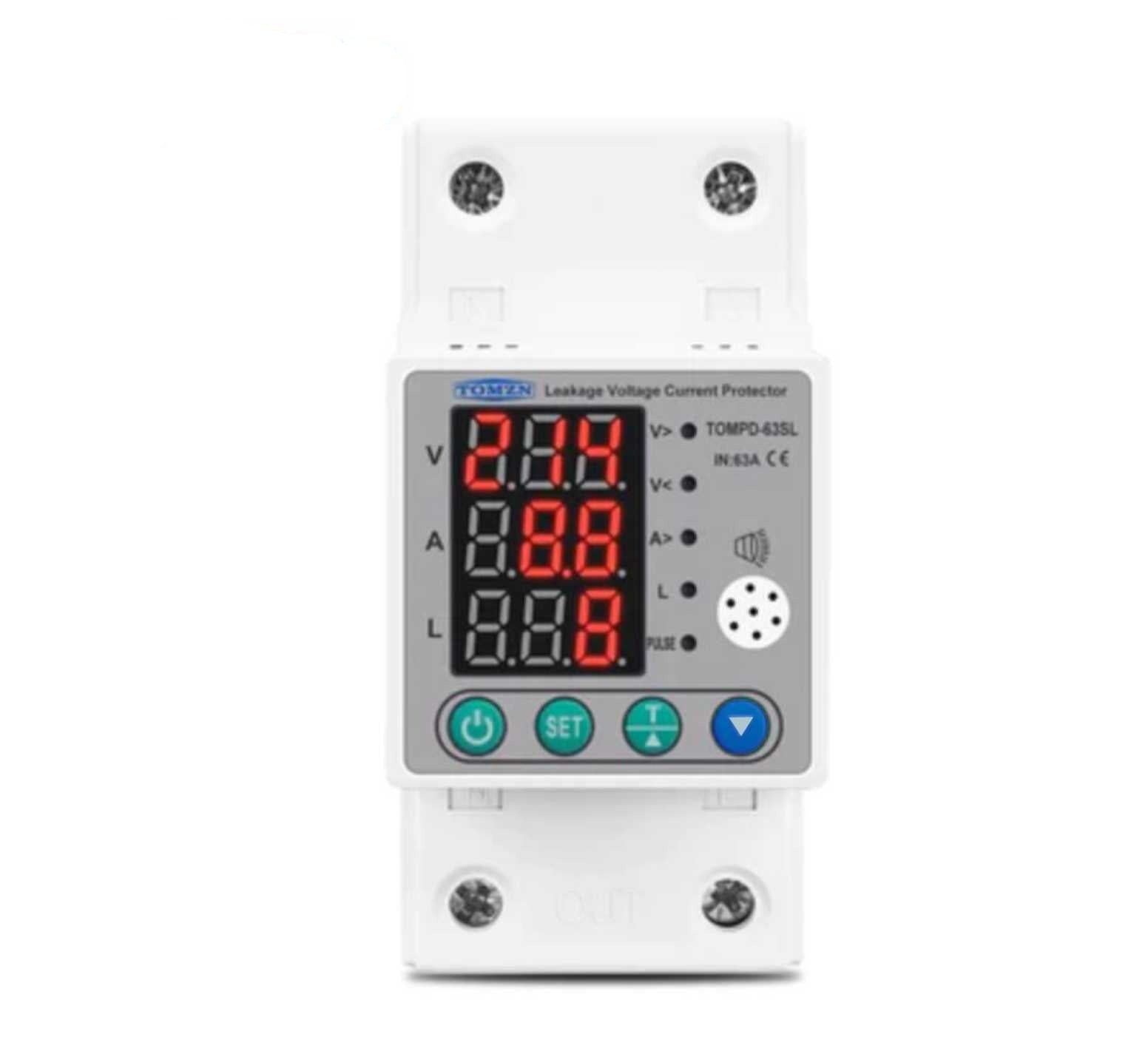 TOMZN 63A Leakage Current Protection Surge Protector in Pakistan