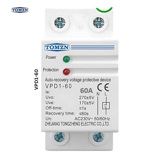 TOMZEN VPD1-60 Auto-recovery voltage protective device in Pakistan