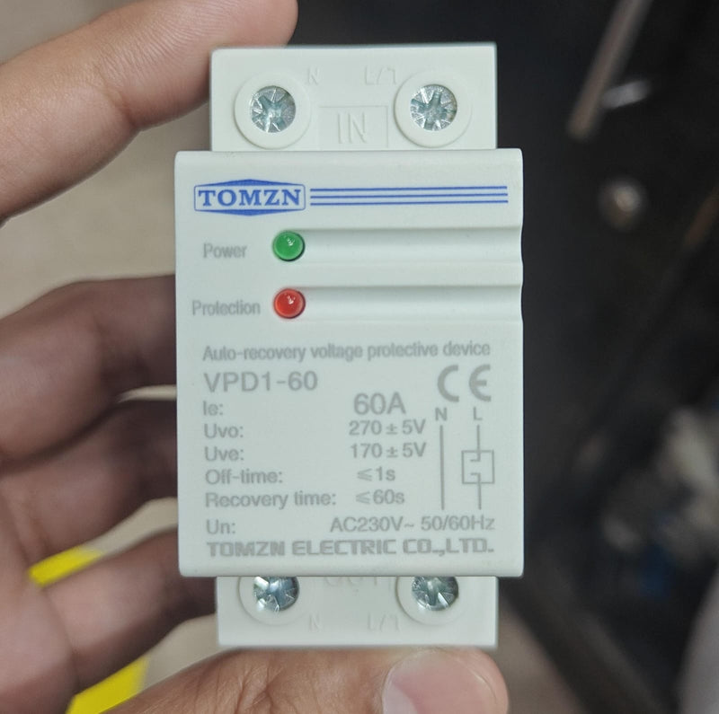 TOMZEN VPD1-60 Auto-recovery voltage protective device in Pakistan