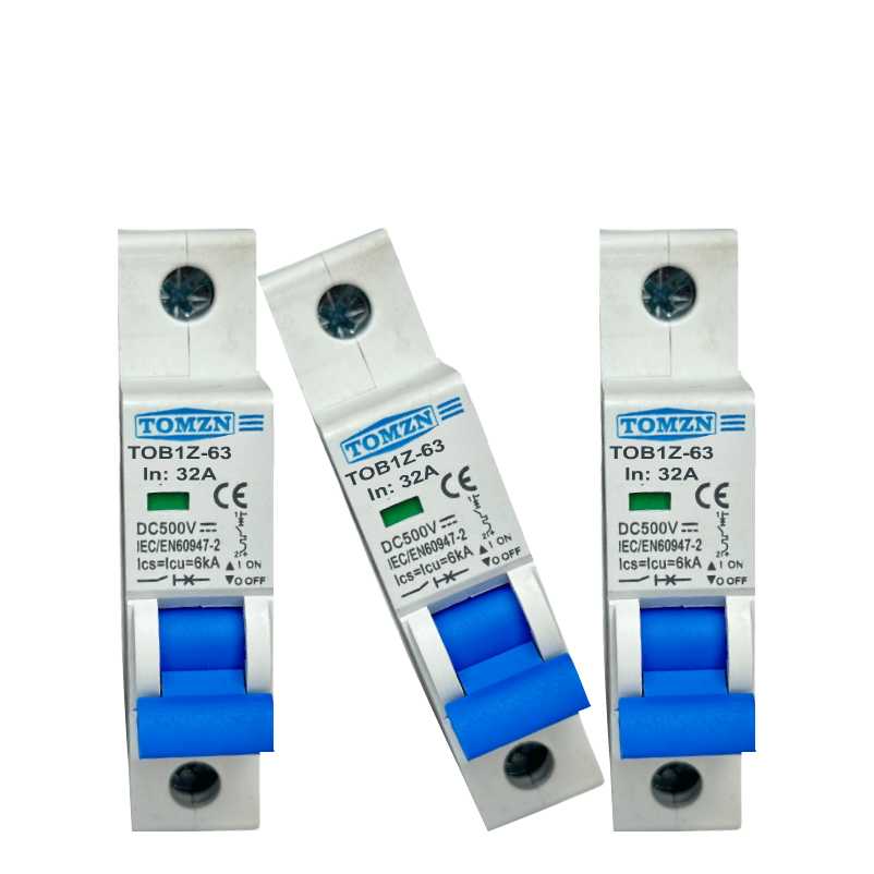 TOMZN TOB1Z-63 32A DC 500V Automatic Circuit breaker MCB in Pakistan