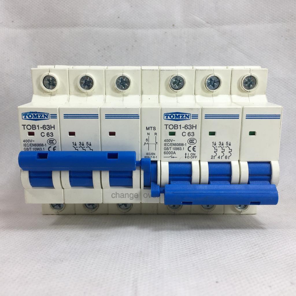 TOMZN 3 pole Change Over Switch MTS Manual transfer switch in Pakistan - industryparts.pk