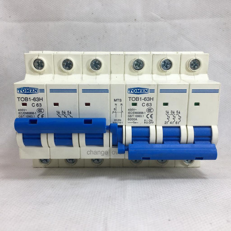 TOMZN 3 pole Change Over Switch MTS Manual transfer switch in Pakistan - industryparts.pk