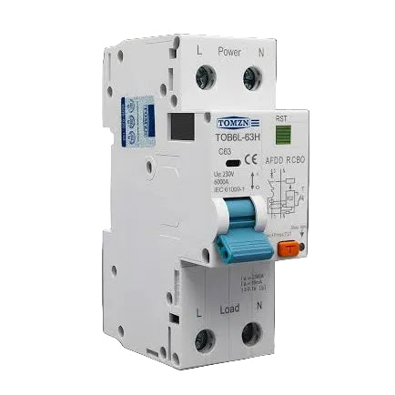 TOMZN TOB6L-63H AFDD RCBO Short-Circuit Overload Protection in Pakistan