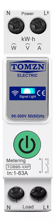 TOMZN TOB9S-VAP 63A Wifi Smart Circuit Breaker Switch in Pakistan