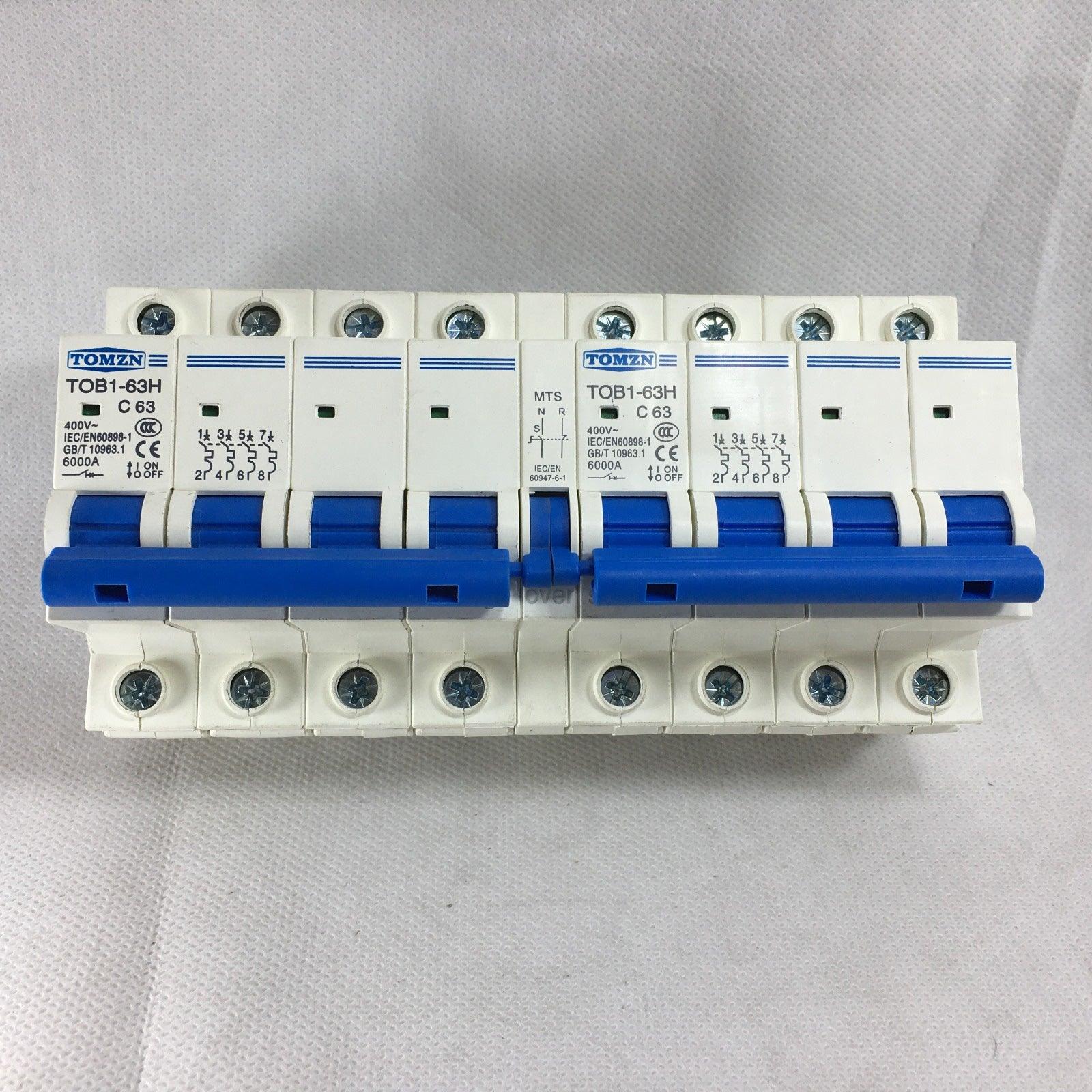 TOMZN 4 pole Change Over Switch MTS Manual transfer switch  in Pakistan - industryparts.pk