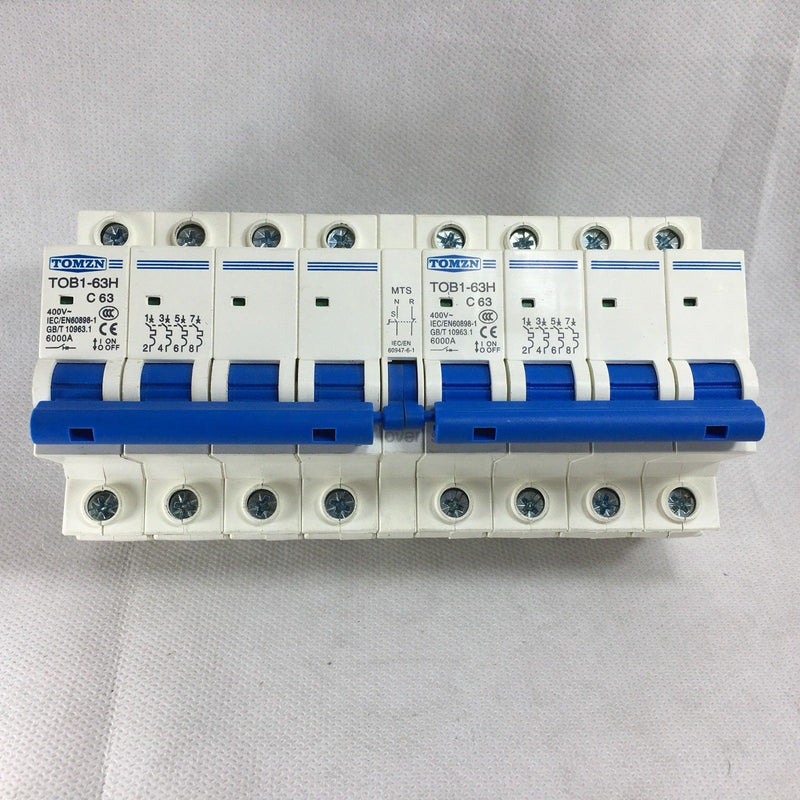 TOMZN 4 pole Change Over Switch MTS Manual transfer switch  in Pakistan - industryparts.pk