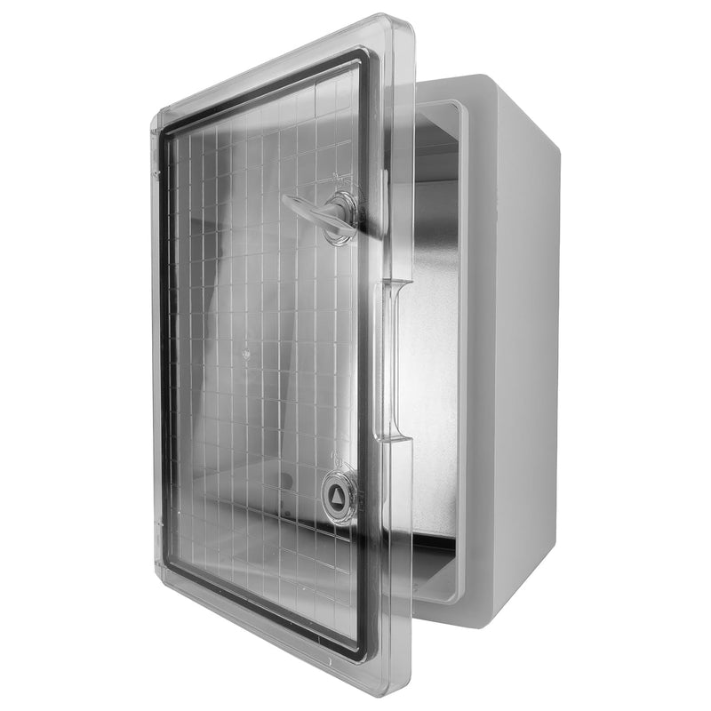 TP Electric Empty Transparent Door Control Cabinet Box IP65 IK10 in Pakistan