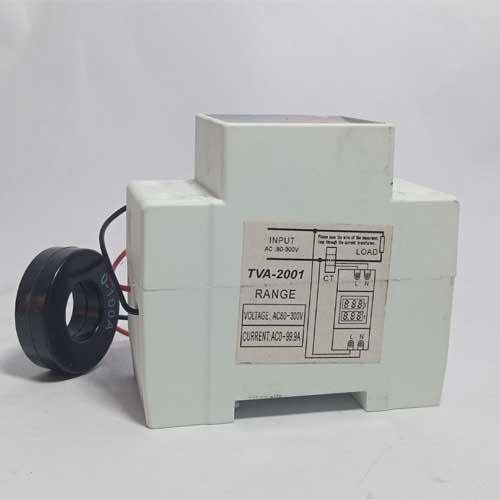 TVA-2001 DIN-RAIL Dual Led Digital Voltmeter AC80-300V - industryparts.pk