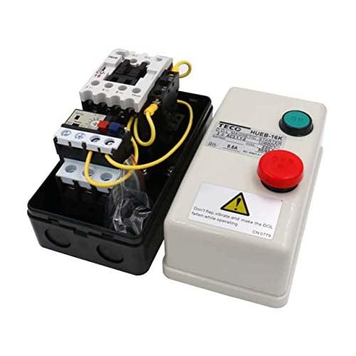 Teco Magnetic Starter  On Off Switch Enclosed 3 Pole DOL stater in Pakistan - industryparts.pk