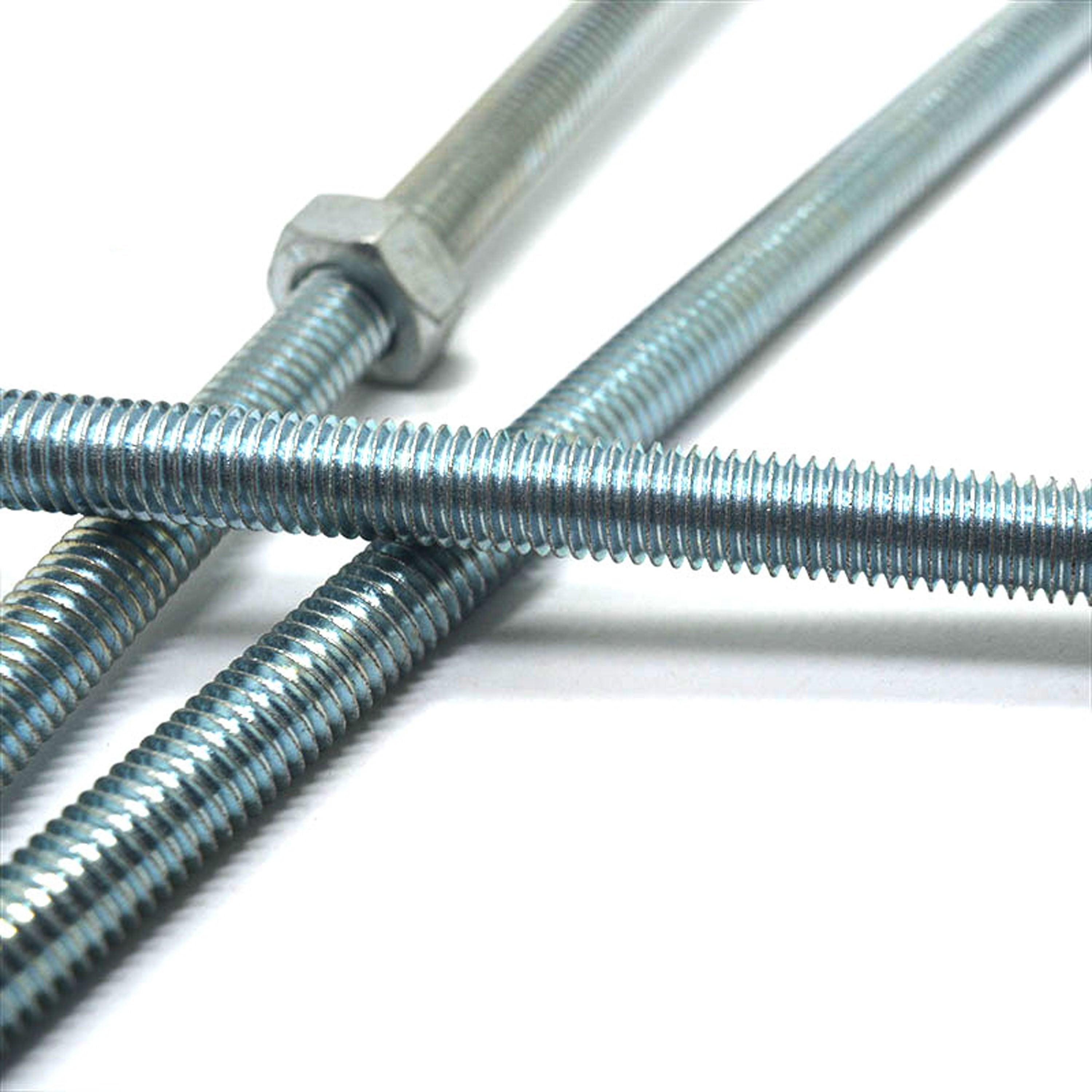 2 Meter Threaded Rod Stud Bolt for Heavy-Duty Use – industryparts.pk