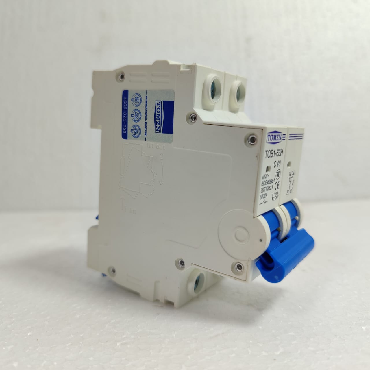 TOMZN TOB1-63H4P 2P C Type AC Mini Circuit Breaker in Pakistan