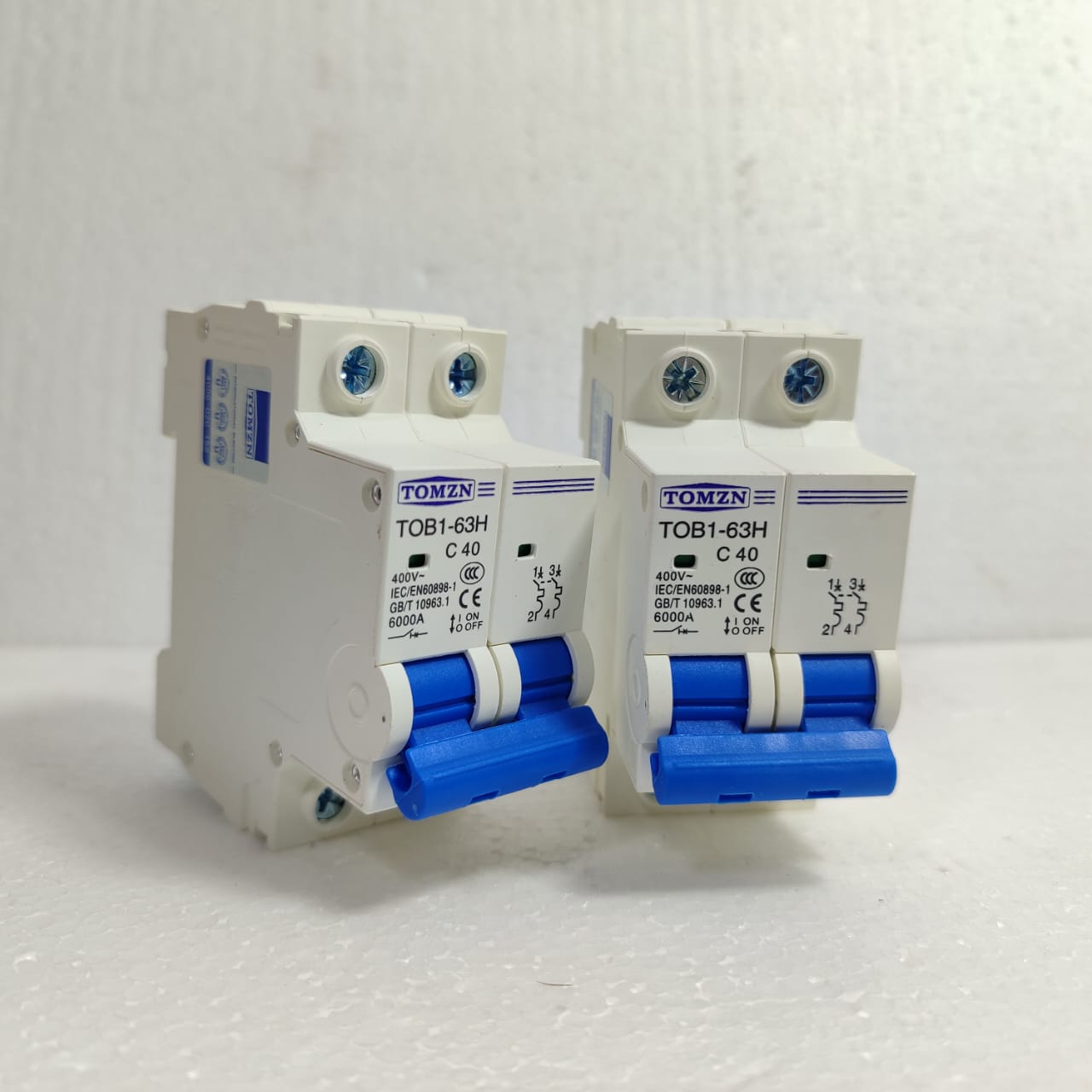 TOMZN TOB1-63H4P 2P C Type AC Mini Circuit Breaker in Pakistan