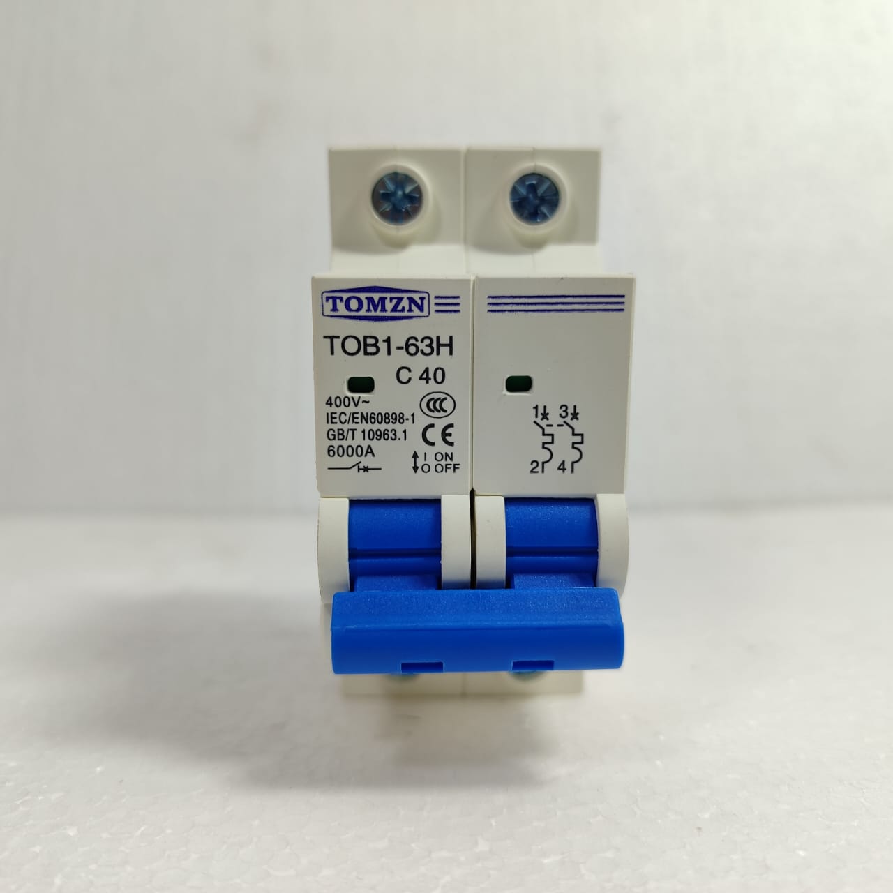 TOMZN TOB1-63H4P 2P C Type AC Mini Circuit Breaker in Pakistan
