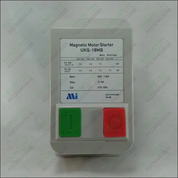 UKQ-18MB MI DOL Magnetic Motor Starter