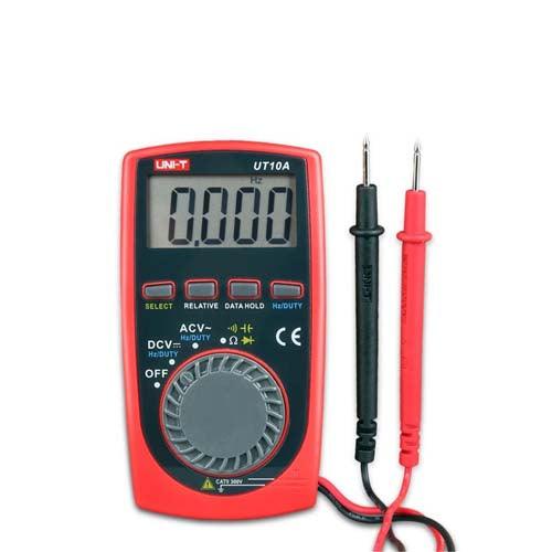 UNI-T UT10A Digital LCD Palm Size Pocket Auto Range Multimeter AC DC Volt in Pakistan - industryparts.pk