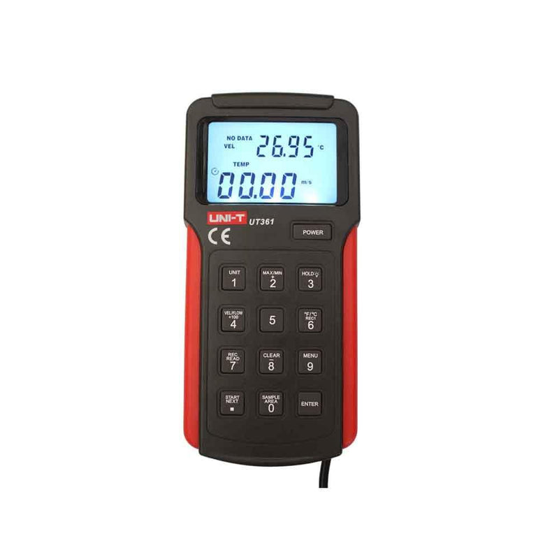 UNI T UT361 Anemometer Wind Temperature Wind Speed and Wind Capacity Meter in Pakistan - industryparts.pk