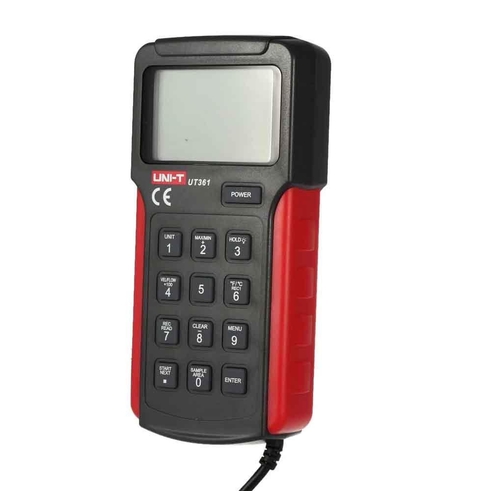 UNI T UT361 Anemometer Wind Temperature Wind Speed and Wind Capacity Meter in Pakistan - industryparts.pk