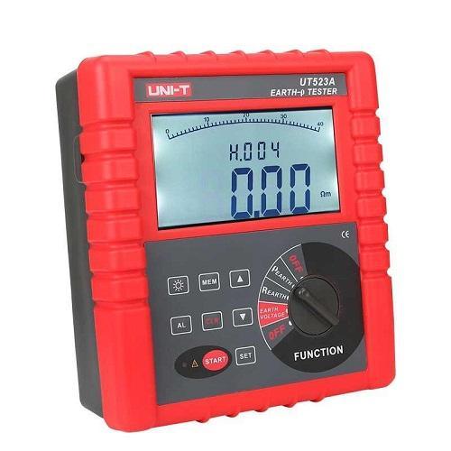 UNI T 4 Pole Soil Resistance Earth Tester Meter UT523A in Pakistan - industryparts.pk