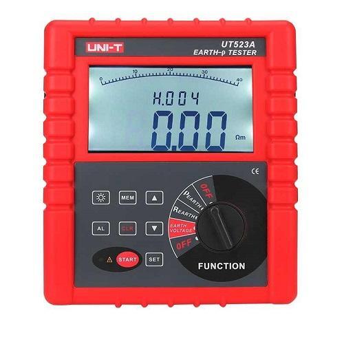 UNI T 4 Pole Soil Resistance Earth Tester Meter UT523A in Pakistan - industryparts.pk