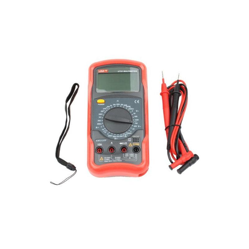 UT51 UNI-T Digital LCD Standard Precision Handheld Multimeter in Pakistan - industryparts.pk