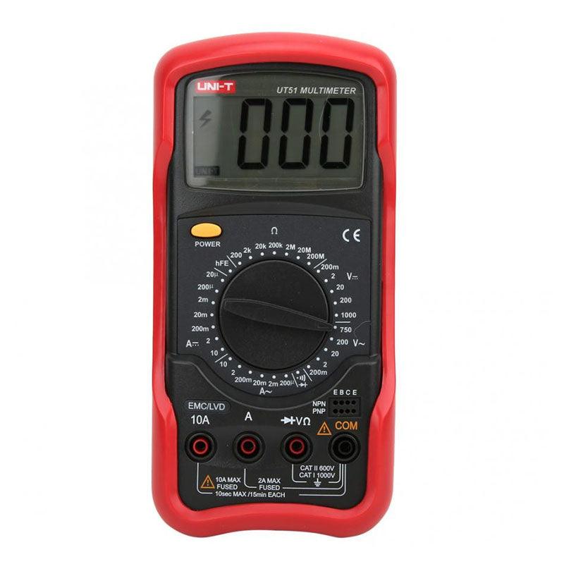 UT51 UNI-T Digital LCD Standard Precision Handheld Multimeter in Pakistan - industryparts.pk