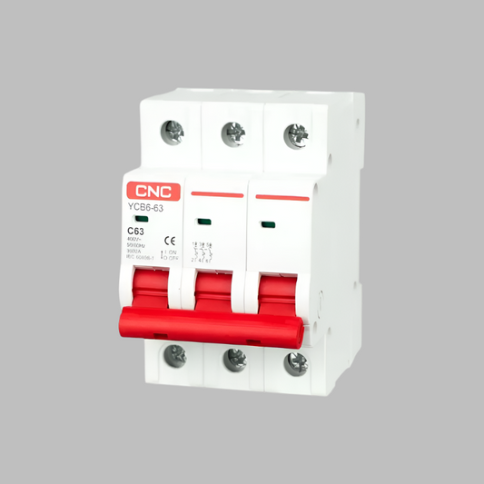 CNC YCB7-63N 3-Pole AC Miniature Circuit Breaker in Pakistan