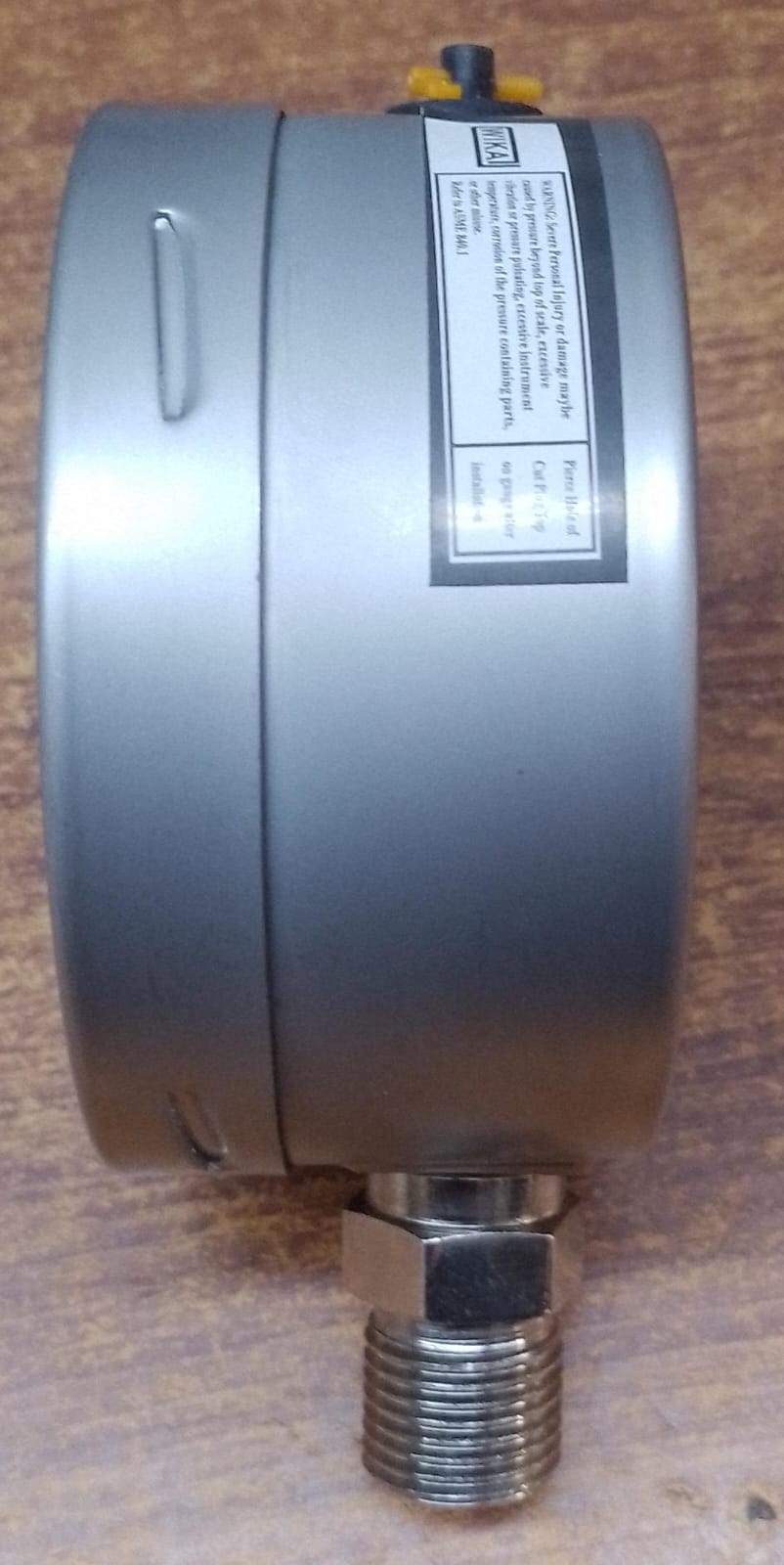 WIKA EN837-3 100mbar liquid filled Pressure gauge in Pakistan