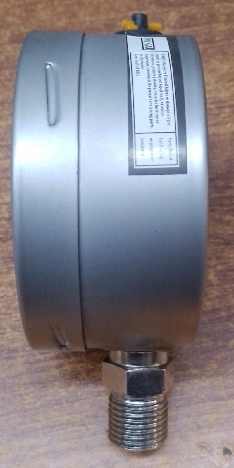 WIKA EN837-3 100mbar liquid filled Pressure gauge in Pakistan