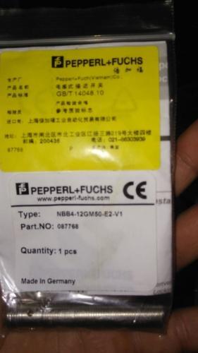 NBB4-12GM50-E2-V1 Pepperl + Fuchs, M12 x 1, PNP-NO Inductive Sensor 65mm Length, 10 ? 30 V dc supply voltage , IP67 Rating - industryparts.pk