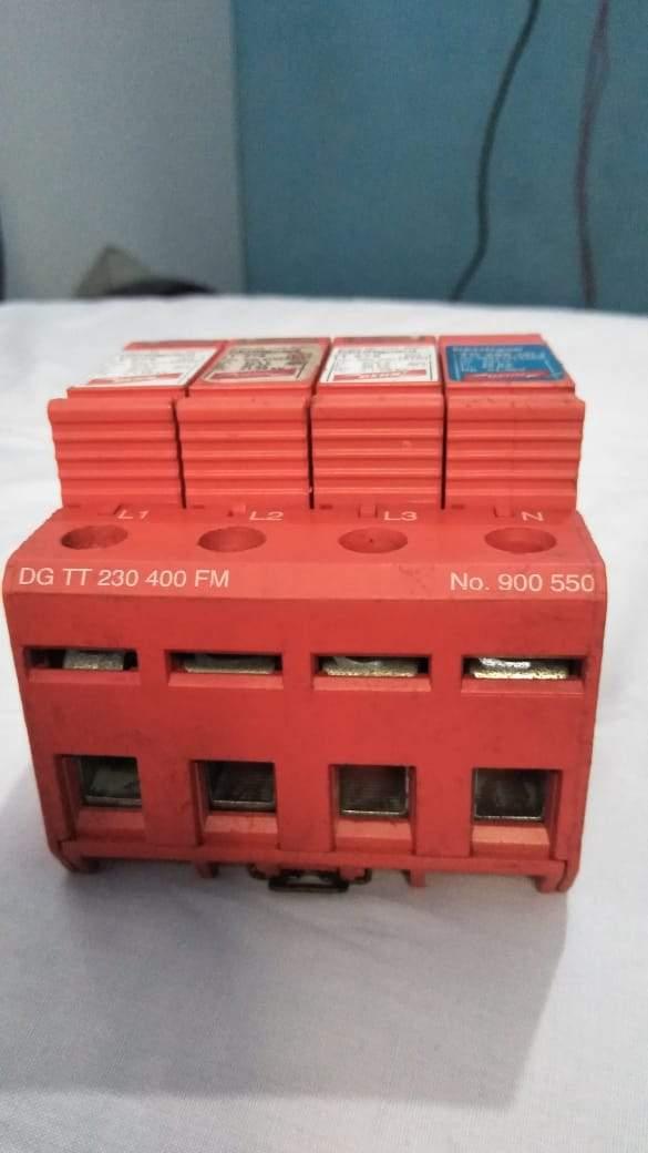 DEHNgap arrester/lightning Arrester Box T275 DG TT SN1537 Used Disassemble Parts in Pakistan Spd 4pole In Pakistan - industryparts.pk