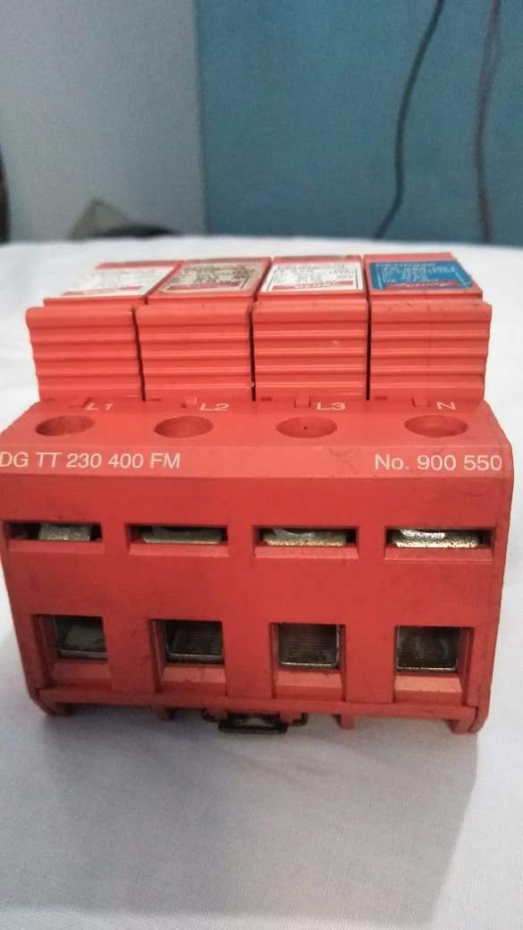 DEHNgap arrester/lightning Arrester Box T275 DG TT SN1537 Used Disassemble Parts in Pakistan Spd 4pole In Pakistan - industryparts.pk