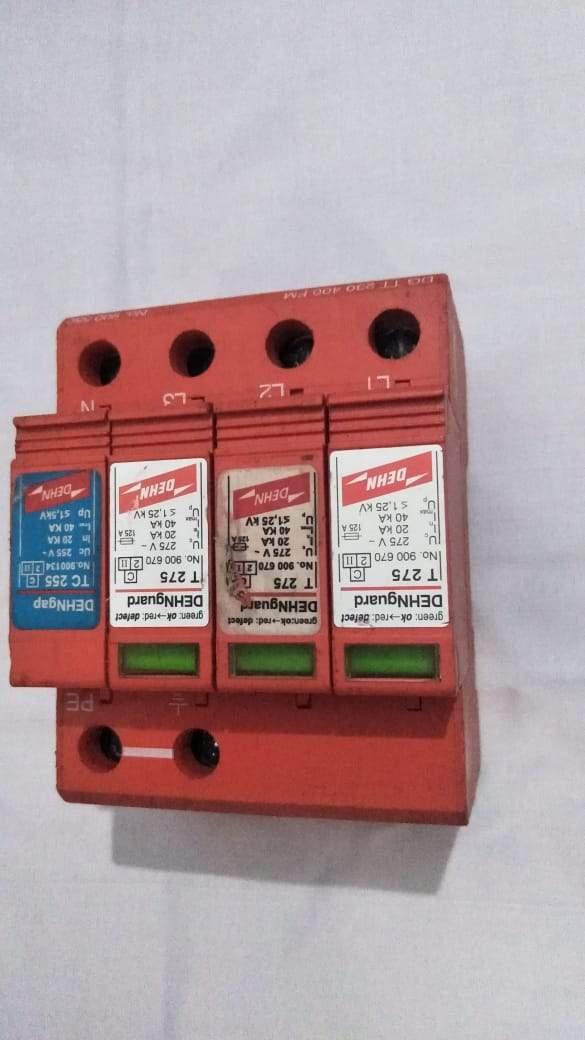 DEHNgap arrester/lightning Arrester Box T275 DG TT SN1537 Used Disassemble Parts in Pakistan Spd 4pole In Pakistan - industryparts.pk