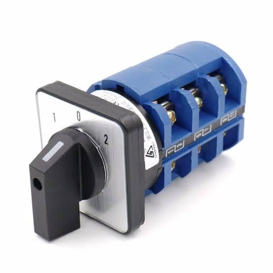 Rotary Changeover Switch 32A 3 Position 3 Phase ypt1 14050 - industryparts.pk